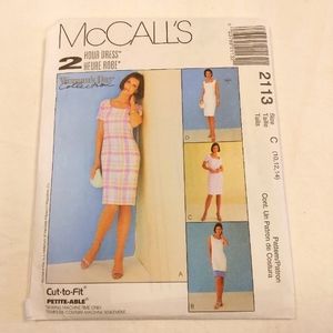 Vintage McCall's 2113 Two hour Dress size 10-14
